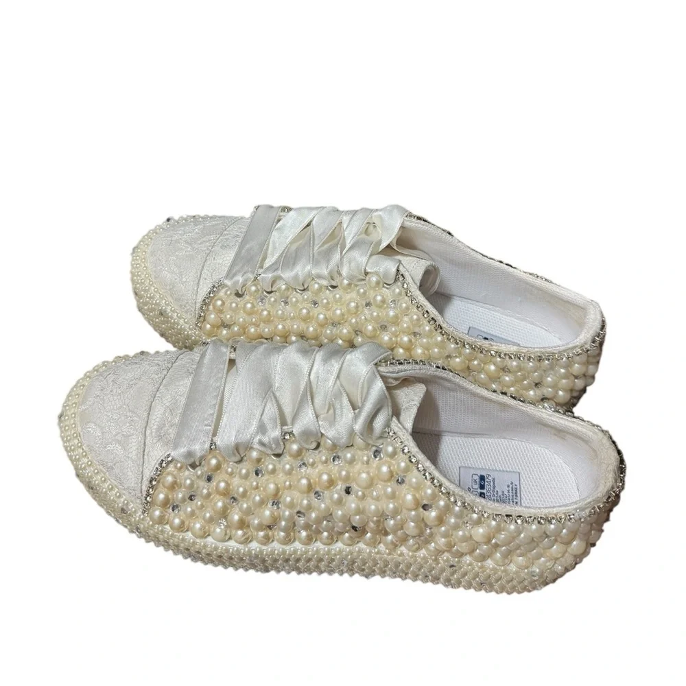 Stilo Cream Textured Espadrilles with Shimmery Finish|Made in Turkey.